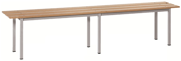 PANCA CON DOGHE IN LEGNO FORNITA MONTATA